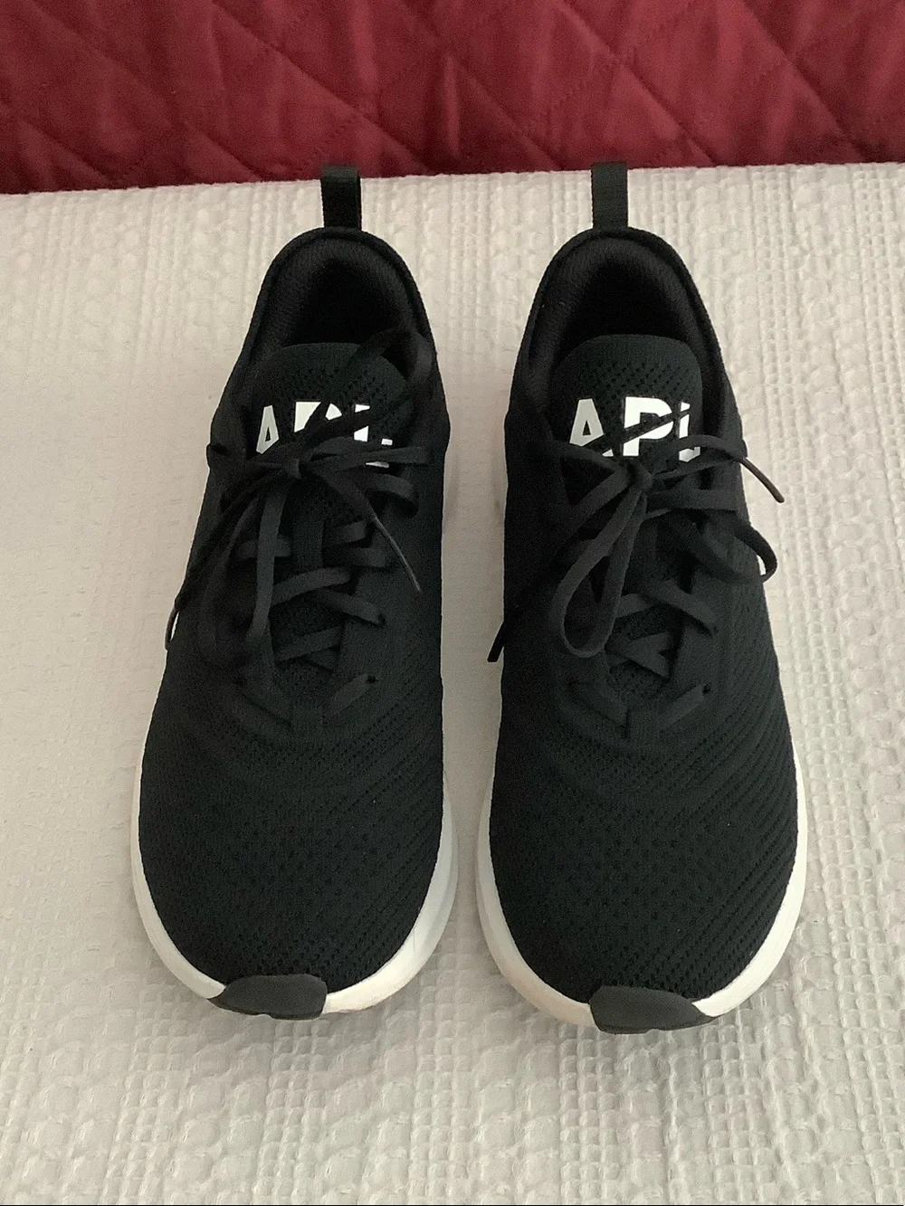APL TechLoom Dream Black Knit Athletic Sneakers